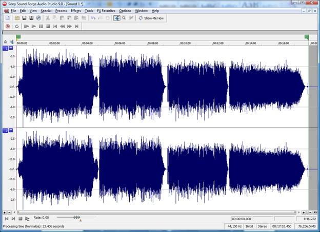 sony sound forge studio 9.0